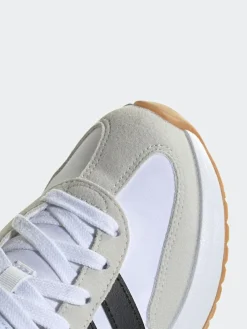 Clearance adidas White/Black/Grey Run 70s 2.0 Lace Junior Trainers