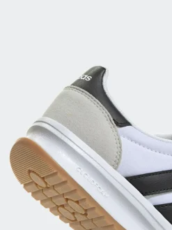 Clearance adidas White/Black/Grey Run 70s 2.0 Lace Junior Trainers