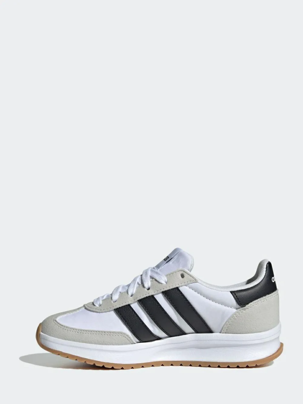 Clearance adidas White/Black/Grey Run 70s 2.0 Lace Junior Trainers