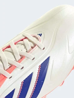 adidas White/Blue Adult Copa Pure 3 Club Firm/Multi Ground Boots^ Soccer Cleats