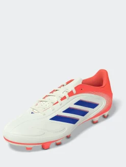 adidas White/Blue Adult Copa Pure 3 Club Firm/Multi Ground Boots^ Soccer Cleats