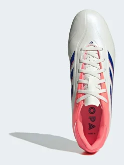 adidas White/Blue Adult Copa Pure 3 Club Firm/Multi Ground Boots^ Soccer Cleats