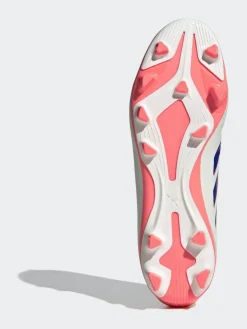 adidas White/Blue Adult Copa Pure 3 Club Firm/Multi Ground Boots^ Soccer Cleats