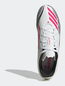 Sale adidas White/Blue Adult F50 Messi Club Firm Ground Boots