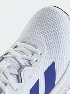 adidas White/Blue Galaxy 7 Running Trainers^ Sneakers