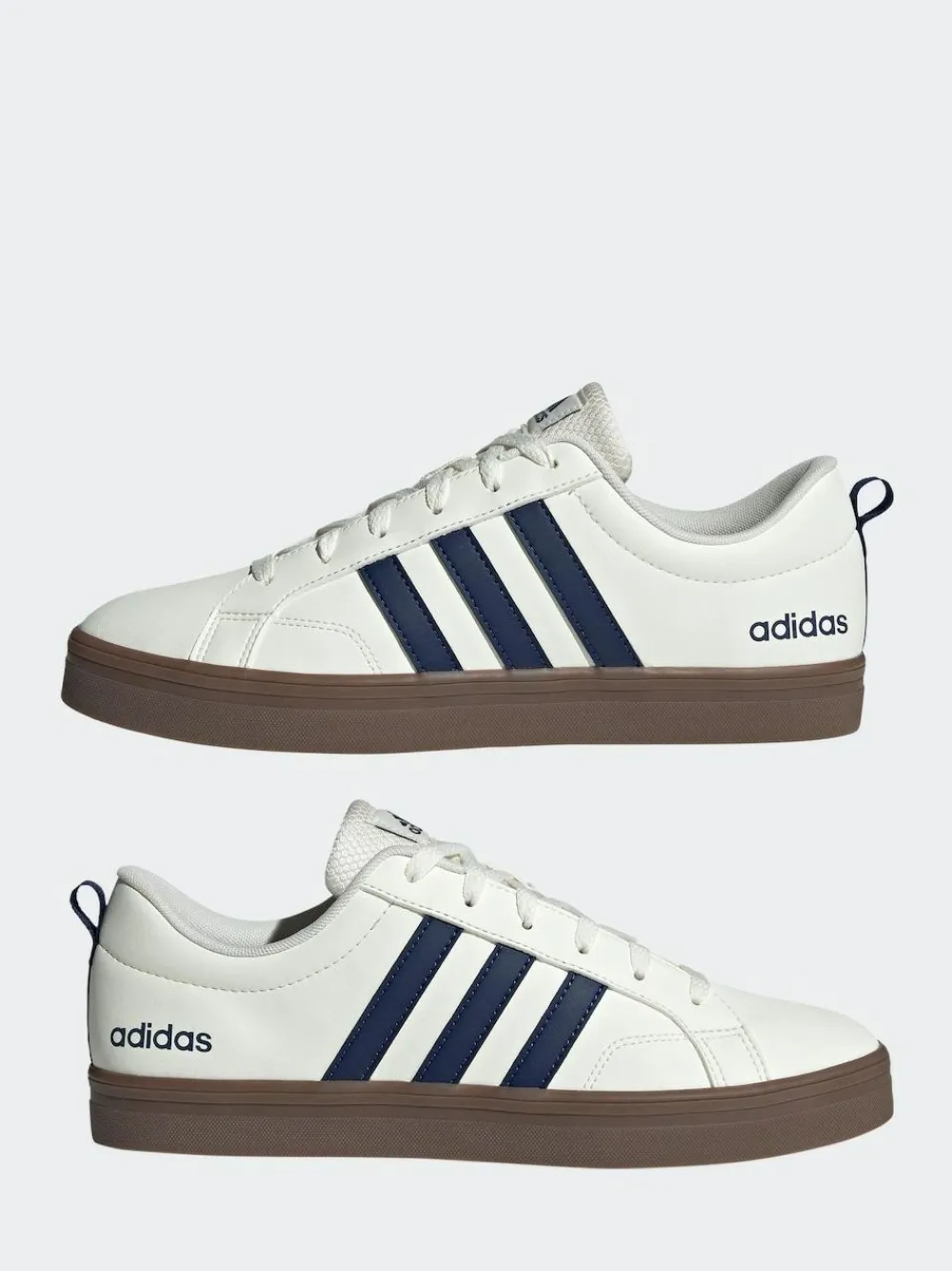 adidas White/Chrome VS Pace Trainers