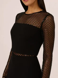 Adrianna Papell Black Knit Crepe Jumpsuit^Women Jumpsuits & Playsuits