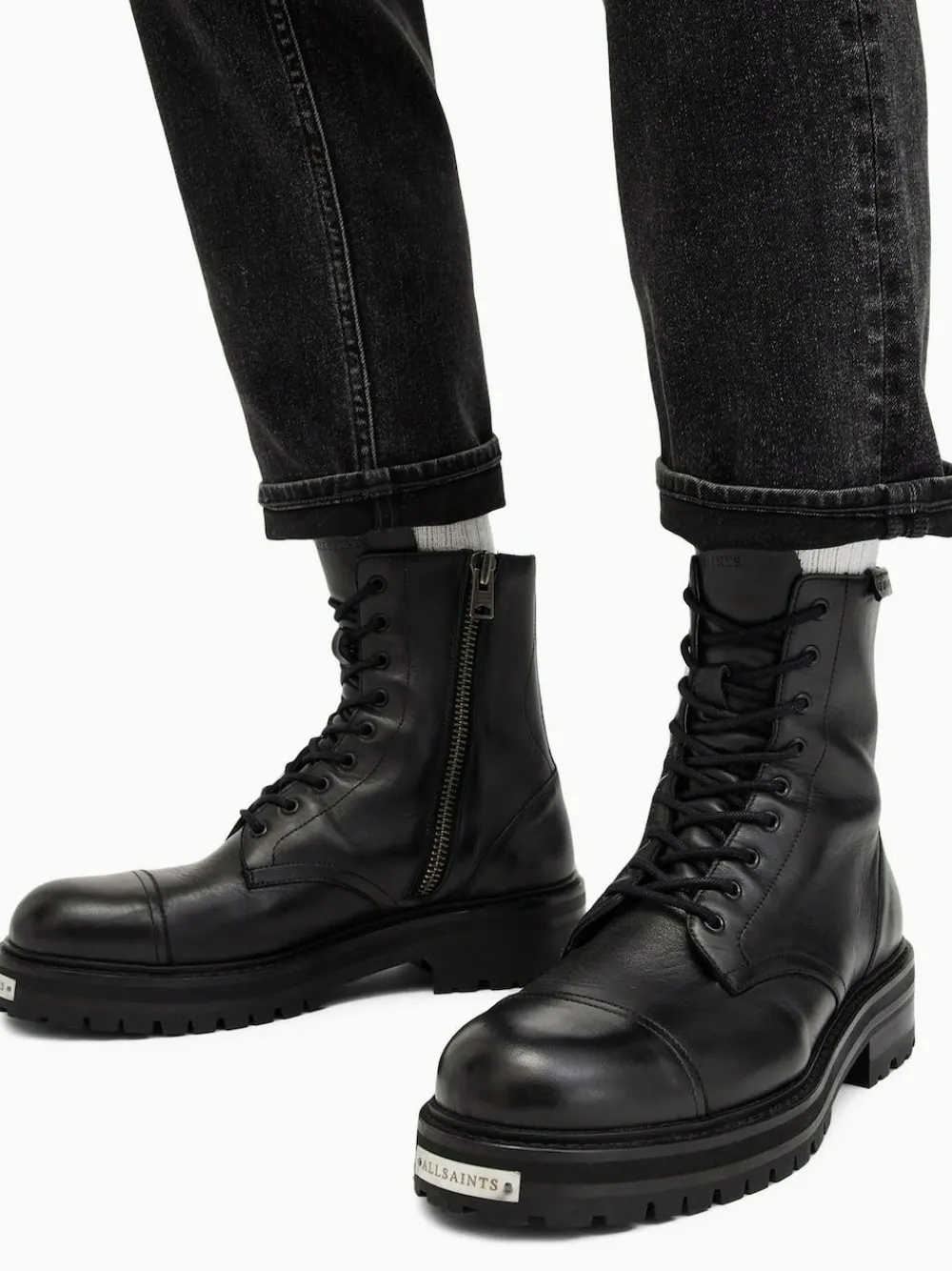 All Saints AllSaints Black Hank Boots^ Boots|Boots