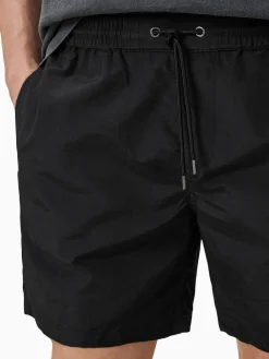 Clearance All Saints AllSaints Black Party Wave Swim Shorts