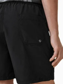 Clearance All Saints AllSaints Black Party Wave Swim Shorts