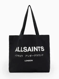 All Saints AllSaints Black Underground Tote^ Bags