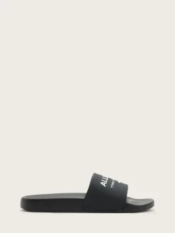 Outlet All Saints AllSaints Underground Sliders Black