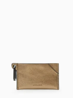 Clearance All Saints AllSaints Hex Cardholder Gold