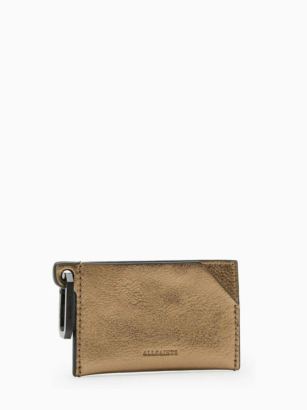 Clearance All Saints AllSaints Hex Cardholder Gold