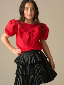 Angel & Rocket Lucile Metallic Tiered Rara Skirt^ Shorts & Skirts