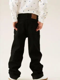 Outlet Angel & Rocket Black Straight Fit Eli Selvedge Jeans