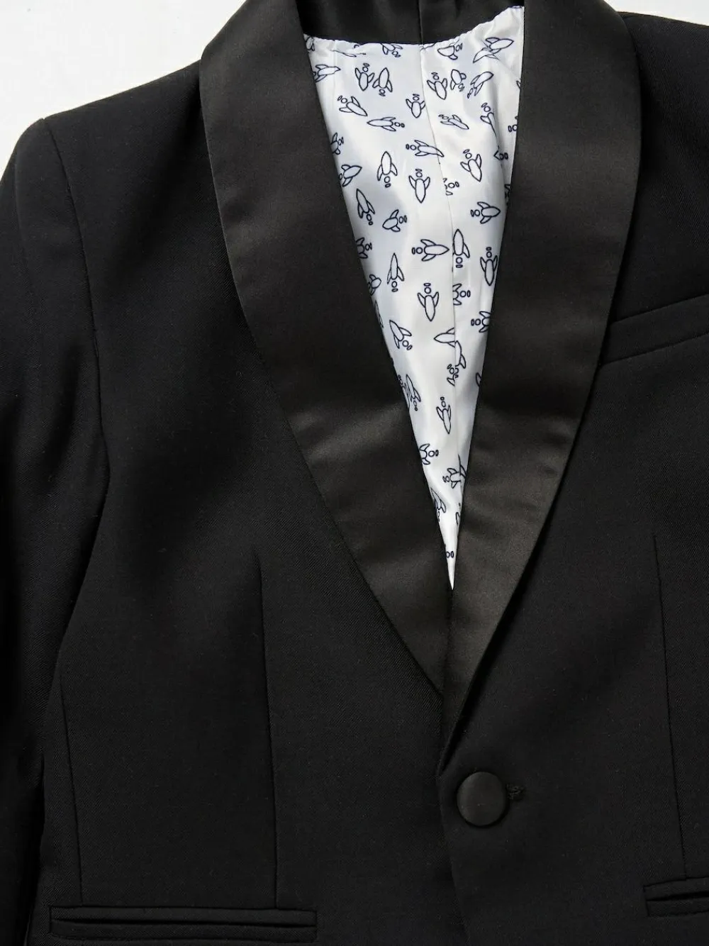 Outlet Angel & Rocket Black Tanner Tuxedo Jacket