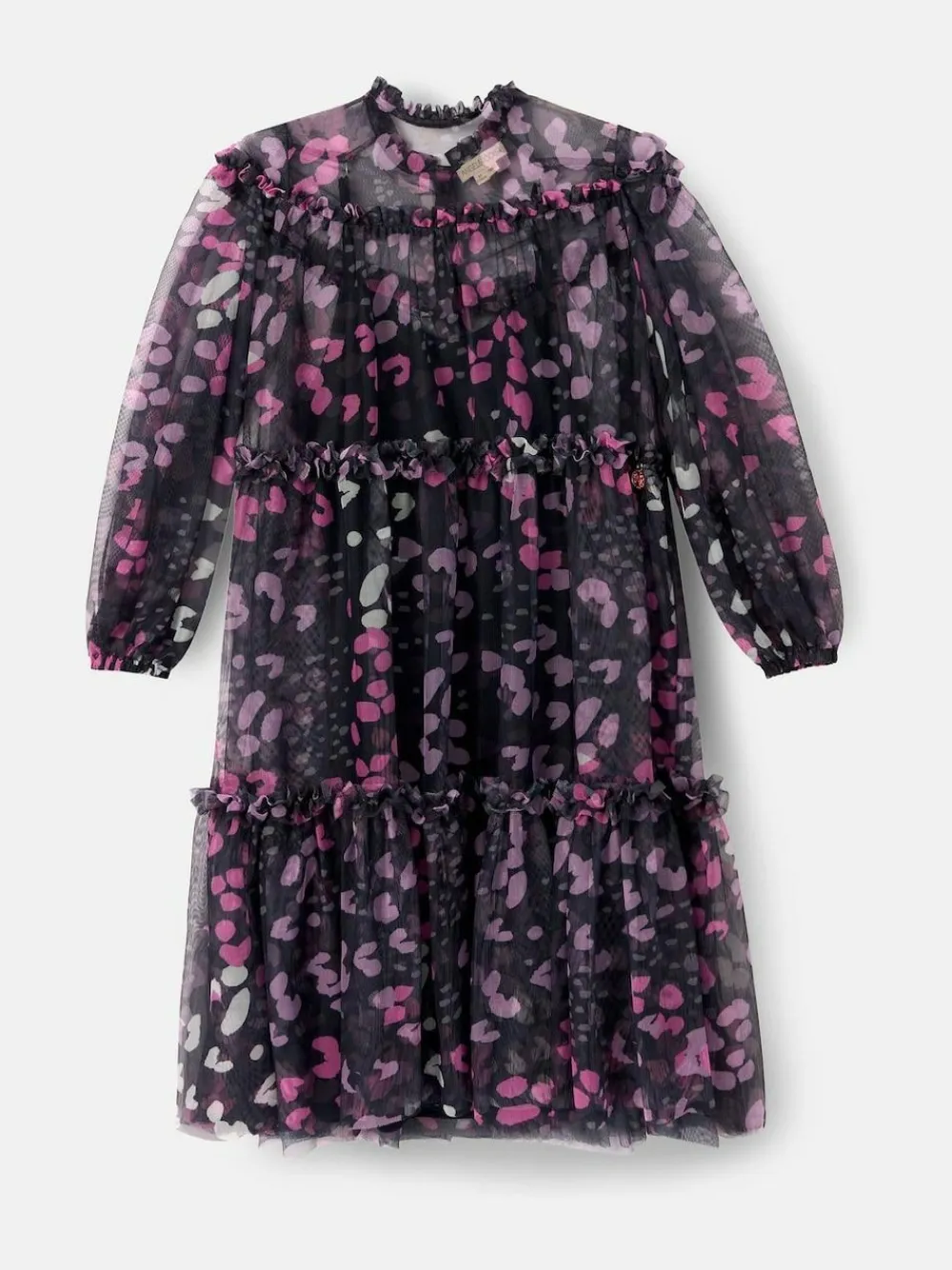 Angel & Rocket Blue Cara Printed Mesh Dress^ Occasionwear