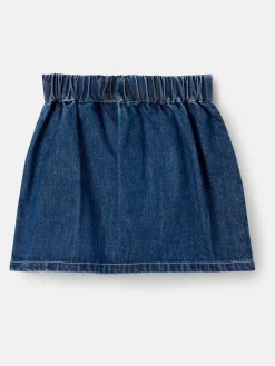 Angel & Rocket Blue Casey Denim Bow Aline Skirt^ Shorts & Skirts