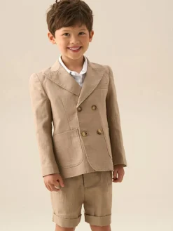 Discount Angel & Rocket Cream Chester Double Breasted Jacket