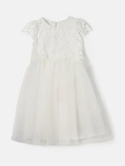 Sale Angel & Rocket Cream Esme Lace Bodice Dress
