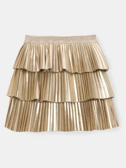 Angel & Rocket Lucile Metallic Tiered Rara Skirt^ Shorts & Skirts