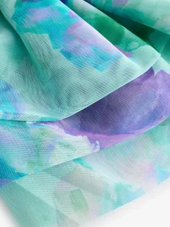 Best Angel & Rocket Green Lois Mint Floral Tutu And Frill Sleeve Bodysuit Set