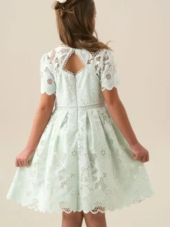 New Angel & Rocket Maeva Mint Lace Dress Green
