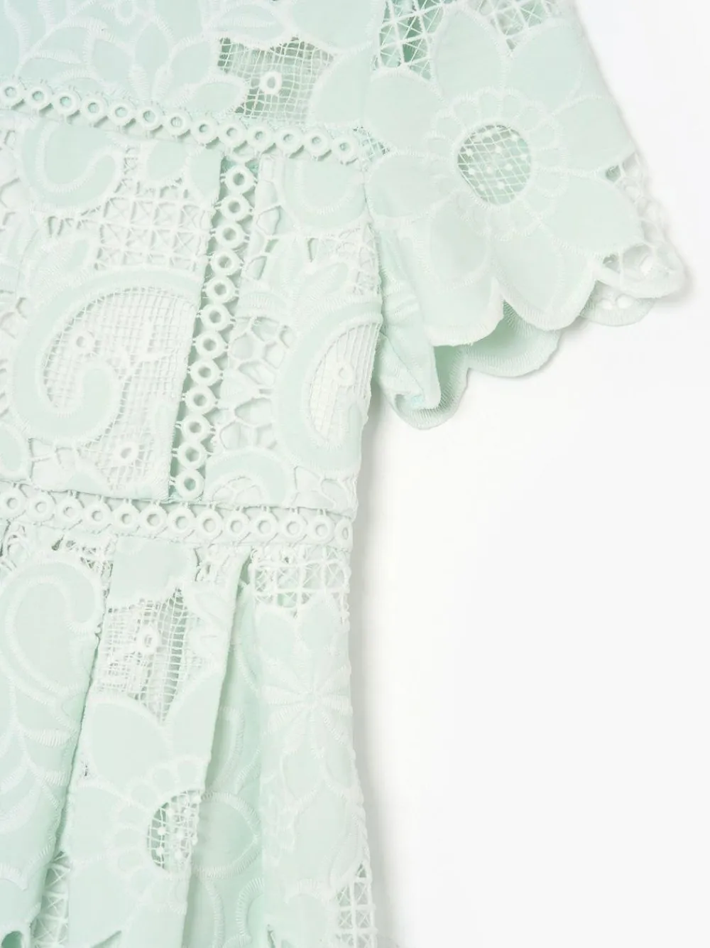 New Angel & Rocket Maeva Mint Lace Dress Green