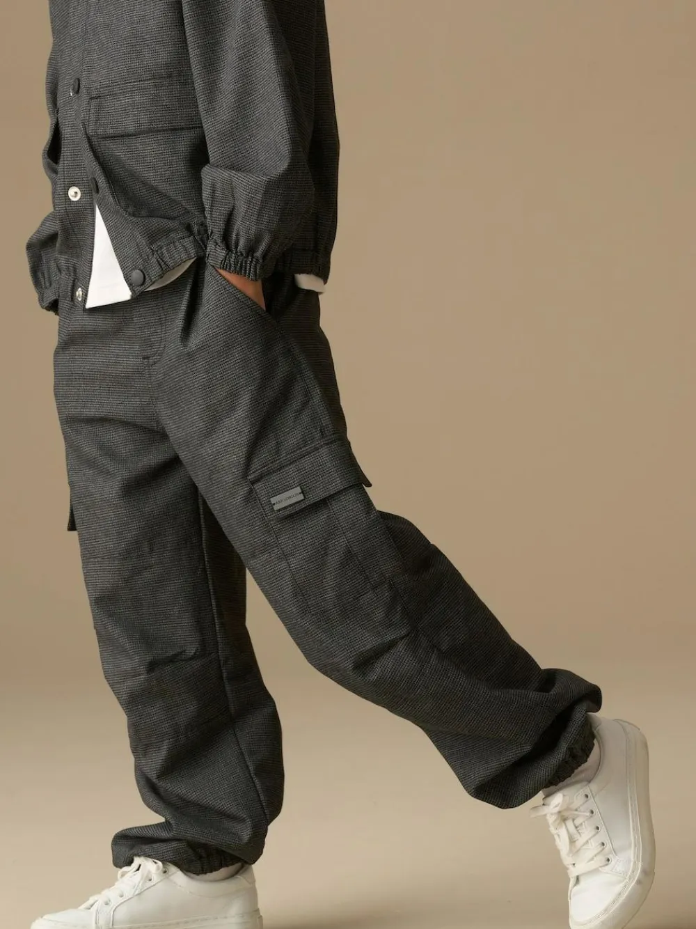 Sale Angel & Rocket Grey Alex Pinstripe Trousers