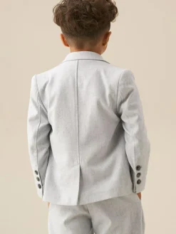 Angel & Rocket Grey Luca Smart Textured Blazer^BOY Suits & Vest