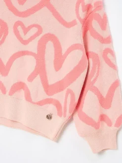 Angel & Rocket Pink Harlow Heart Jumper^ Knitwear & Sweaters|Knitwear