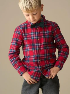 Angel & Rocket Camden Brushed Shirt With Bow Tie^BOY Occasionwear|Shirts