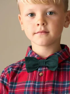 Angel & Rocket Camden Brushed Shirt With Bow Tie^BOY Occasionwear|Shirts