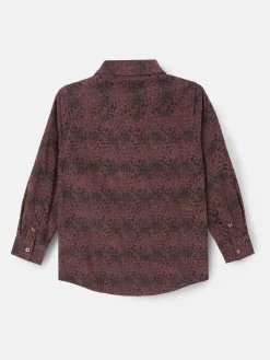 Sale Angel & Rocket Red Hayes Leopard Jacquard Shirt
