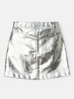Best Angel & Rocket Silver Mallory Mini Skirt