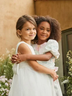 Hot Angel & Rocket White Charlotte Ballerina Bow Dress