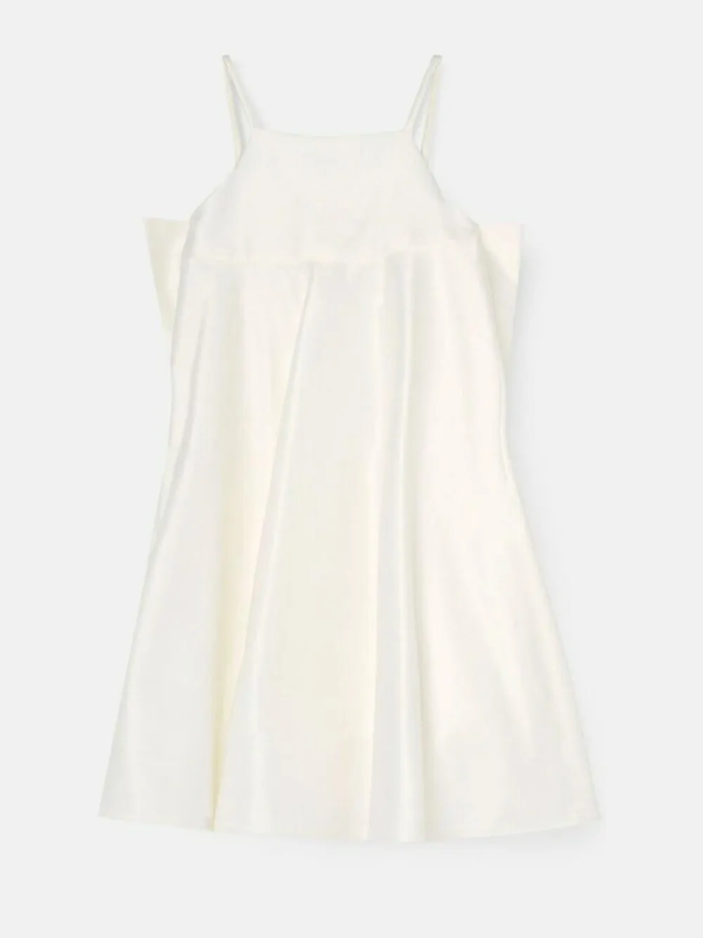 Angel & Rocket White Gabriella Bow Pleat Dress^ Occasionwear