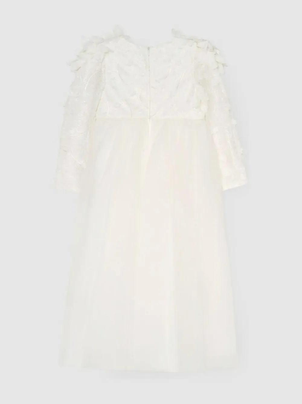 Angel & Rocket White Gabrielle Embellished Mesh Dress^ Dresses|Occasionwear