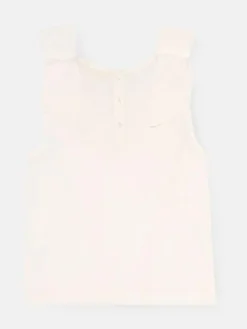 Angel & Rocket White Laurel Bow Detail Vest^ Vests