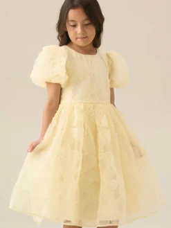 Angel & Rocket Francine Embellished Puff Sleeve Dress^ Occasionwear