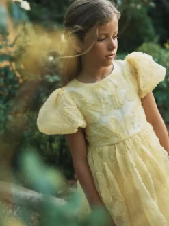 Angel & Rocket Francine Embellished Puff Sleeve Dress^ Occasionwear