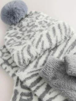 Clearance Next Beanie Gloves And Scarf Set (3-16yrs) Animal