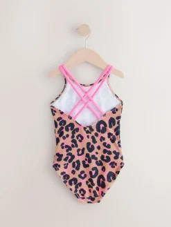 Outlet Next Animal Double Strap Swimsuit (3-16yrs)