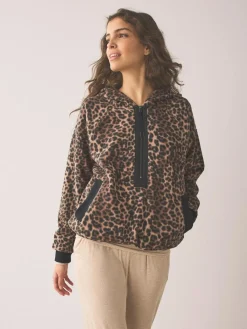 Next Half Zip Borg Fleece^Women Loungewear|Hoodies & Sweatshirts