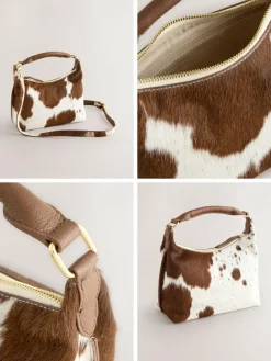 Discount Next Leather Scooped Hand Held Bag Animal