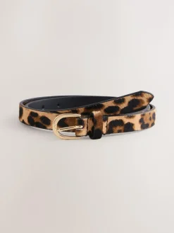 Outlet Next Animal Leather Skinny Belt