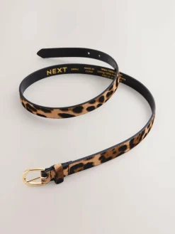 Outlet Next Animal Leather Skinny Belt