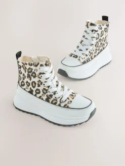 Next Extra Chunky Lace-Up With Zip Trainers^ Sneakers