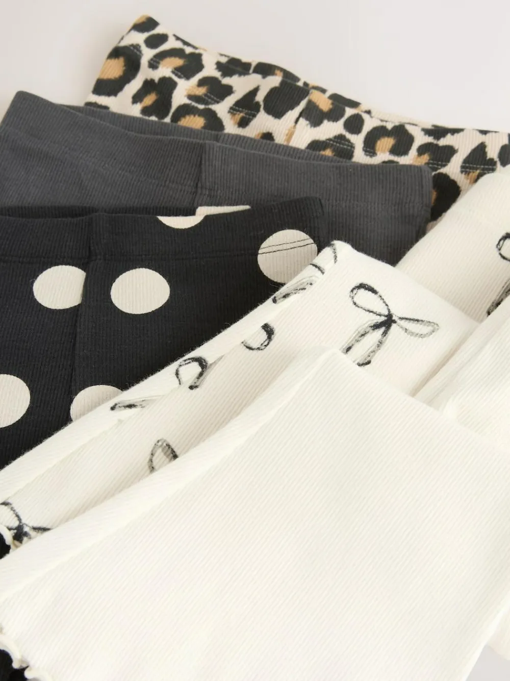 New Next Flared Leggings 5 Pack (3mths-7yrs) Animal Print